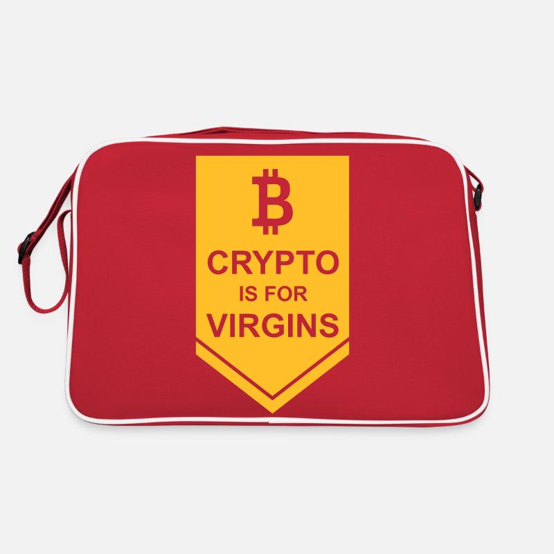 crypto is for virgins Retro Tasche