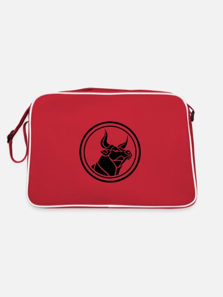 Taurus - Retro Bag - red/white - Back