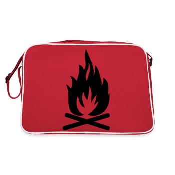 Campfire - Retro Bag - red/white - Back