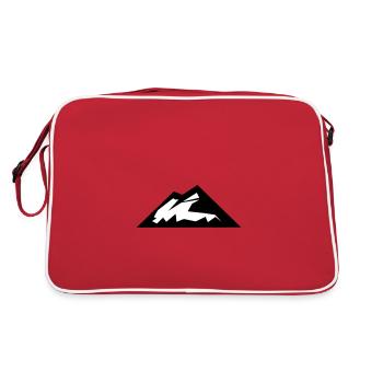 Montagnes Montagnes Montagnes 11 - Sac Retro - rouge/blanc - Dos