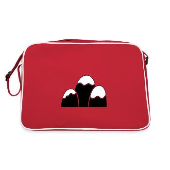 Montagnes Montagnes Montagnes 20 - Sac Retro - rouge/blanc - Dos
