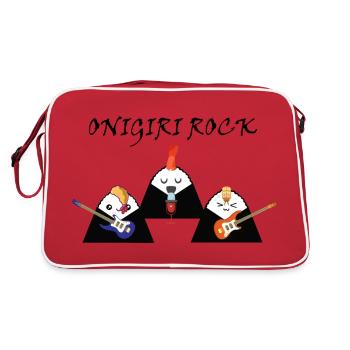 ONIGIRI ROCK - Sac Retro - rouge/blanc - Dos