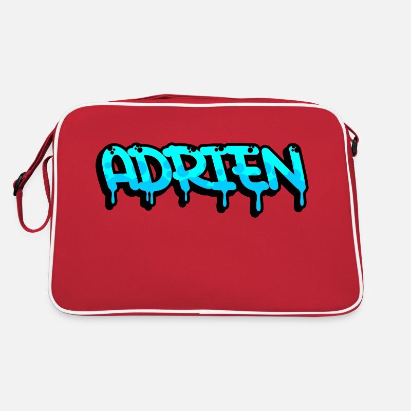Graffiti first name Adrien Retro Bag