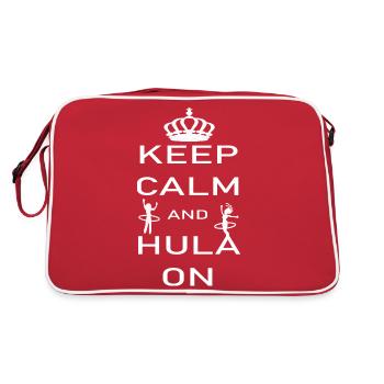 Keep calm and HULA on - Sac Retro - rouge/blanc - Dos