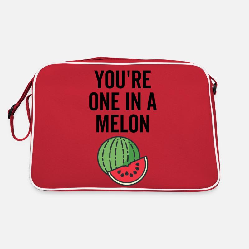 Du bist einer in einer Melone Retro Tasche