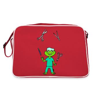 OP Nurse Frog - Retro Bag - red/white - Back