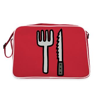 Yummy Miam - Sac Retro - rouge/blanc - Dos