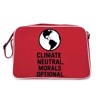 Climates neutral morals optional - Retro Bag - red/white - Back
