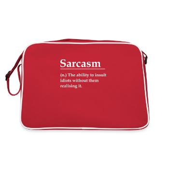 Sarcasm - Retro Bag - red/white - Back