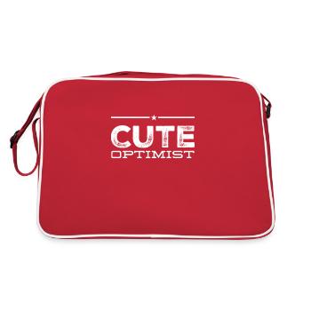 Cute Optimist - Retro Bag - red/white - Back