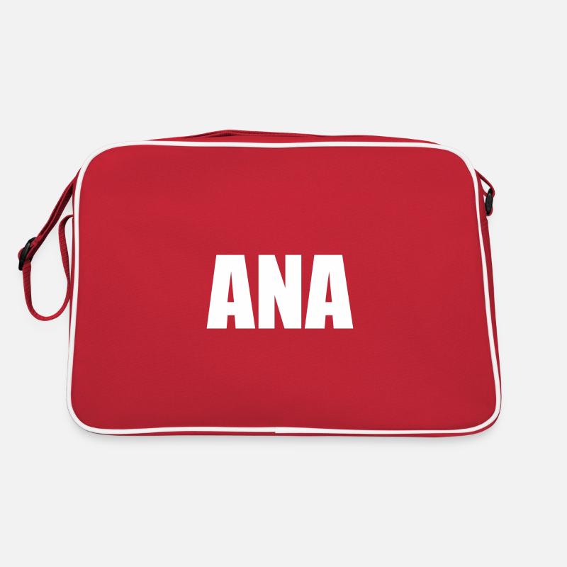 Prénom Ana weiss Sac Retro