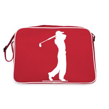 sport de golf - Sac Retro - rouge/blanc - Dos