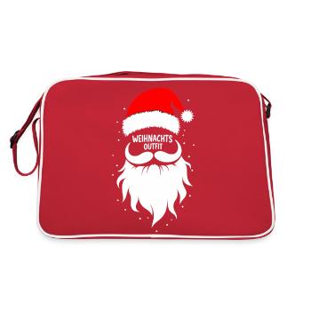 Weihnachts Outfit - Retro Tasche - Rot/Weiß - Hinten