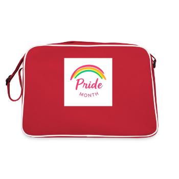 Pride - Retro Tasche - Rot/Weiß - Hinten