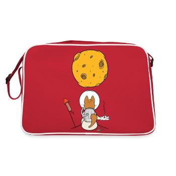 Moon missile - Retro Bag - red/white - Back