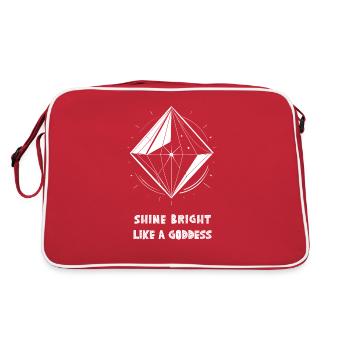 BRILLE COMME UNE DÉESSE - Sac Retro - rouge/blanc - Dos