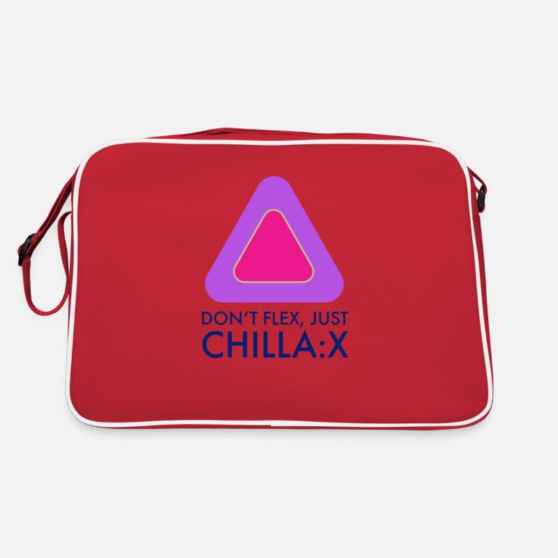 Don‘t flex just chillax Retro Tasche