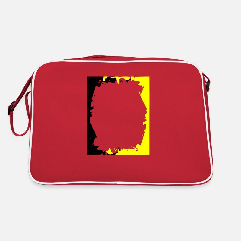 farbiger Krach Rahmen Retro Tasche