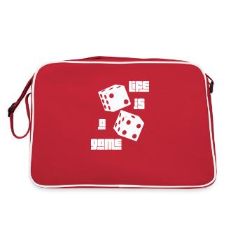 Game Player Dice Board Games game Game Fair - Retro Bag - red/white - Back