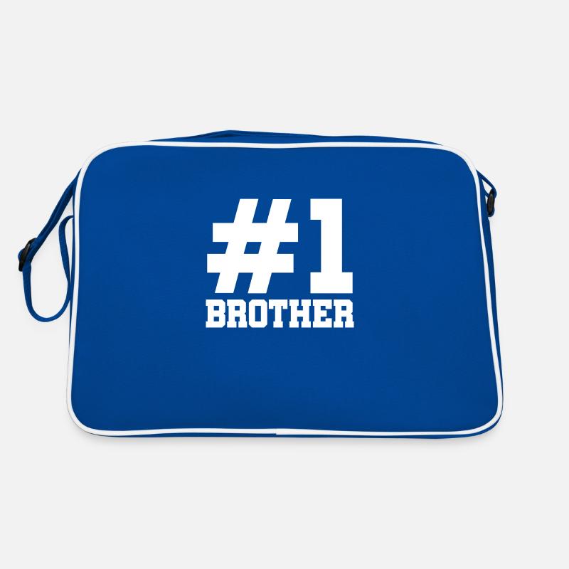 Bruderherz Bester Bruder der Welt Geschenkidee Retro Tasche