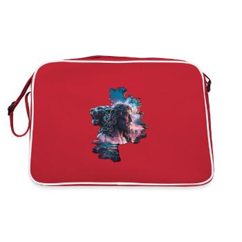 Jésus, le Lion de Judée - Lion de Juda - Sac Retro - rouge/blanc - Dos