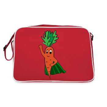 Carotte Superaliment Végétalienne à tout faire - Sac Retro - rouge/blanc - Dos