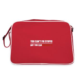 Divorce Separation Divorce Marriage Gift - Retro Bag - red/white - Back
