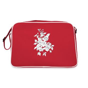 Roses - Sac Retro - rouge/blanc - Dos