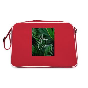 YOU CAN - Retro Bag - red/white - Back