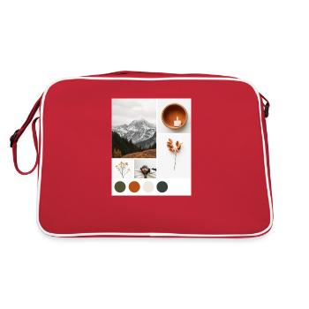 Rest. - Retro Bag - red/white - Back