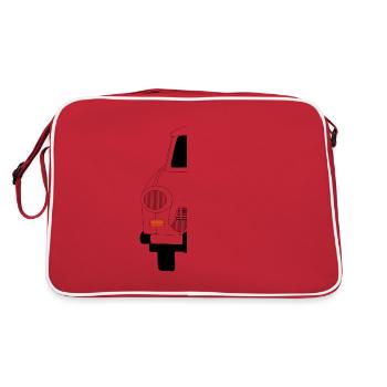 Trabi Schatten -  Shadow - Sac Retro - rouge/blanc - Dos