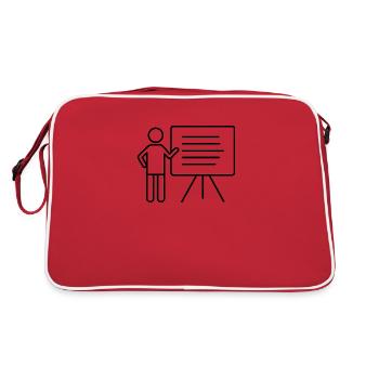 Presentation - Retro Bag - red/white - Back