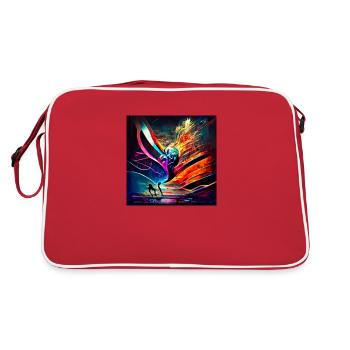 Sound to image - Retro Bag - red/white - Back
