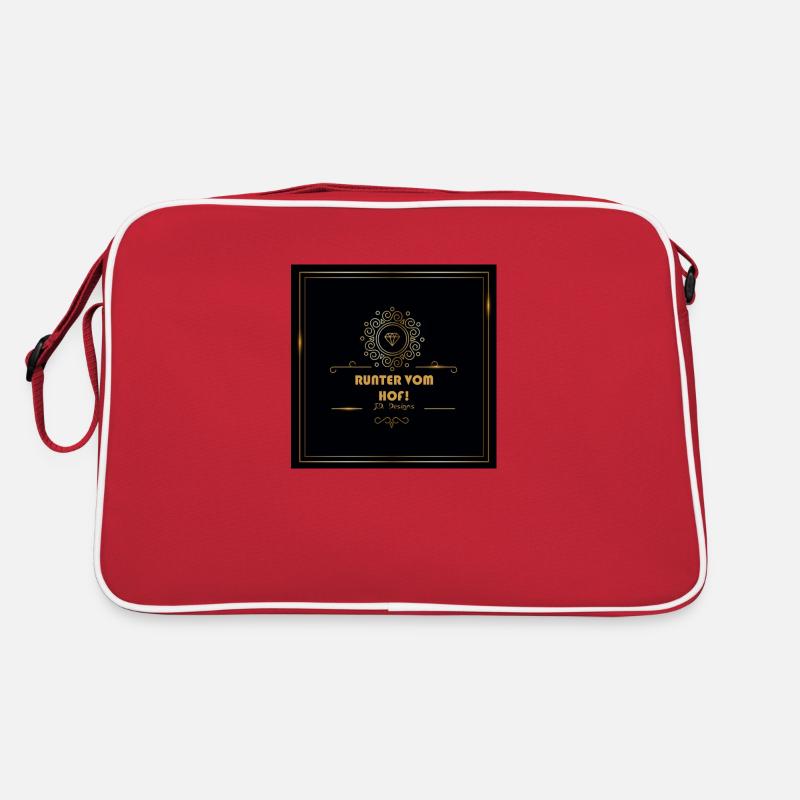 My Design - Retro Tasche - Rot/Weiß