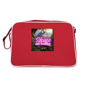 Éclat et éclat émeraude - Sac Retro - rouge/blanc - Dos
