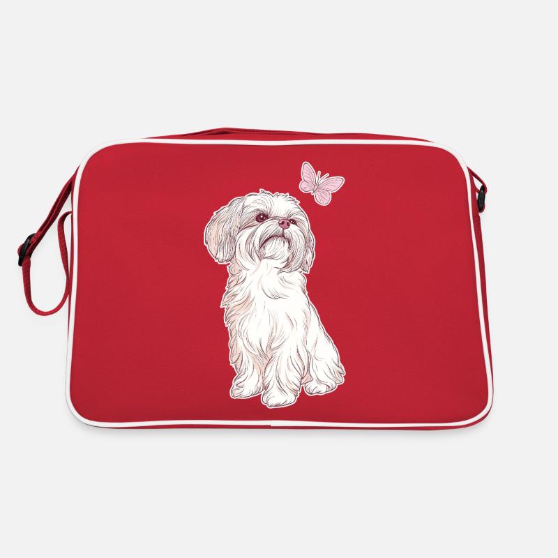 Shih Tzu et papillon Sac Retro