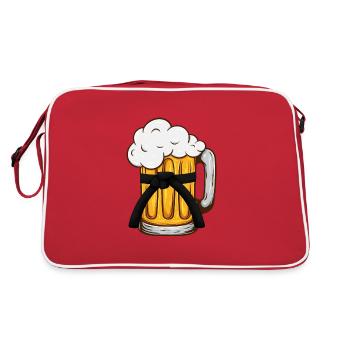 JUDO et Bière Judo Maître Judoka - Sac Retro - rouge/blanc - Dos