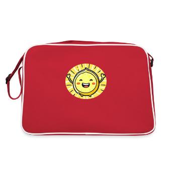 Happy lemon - Retro Bag - red/white - Back
