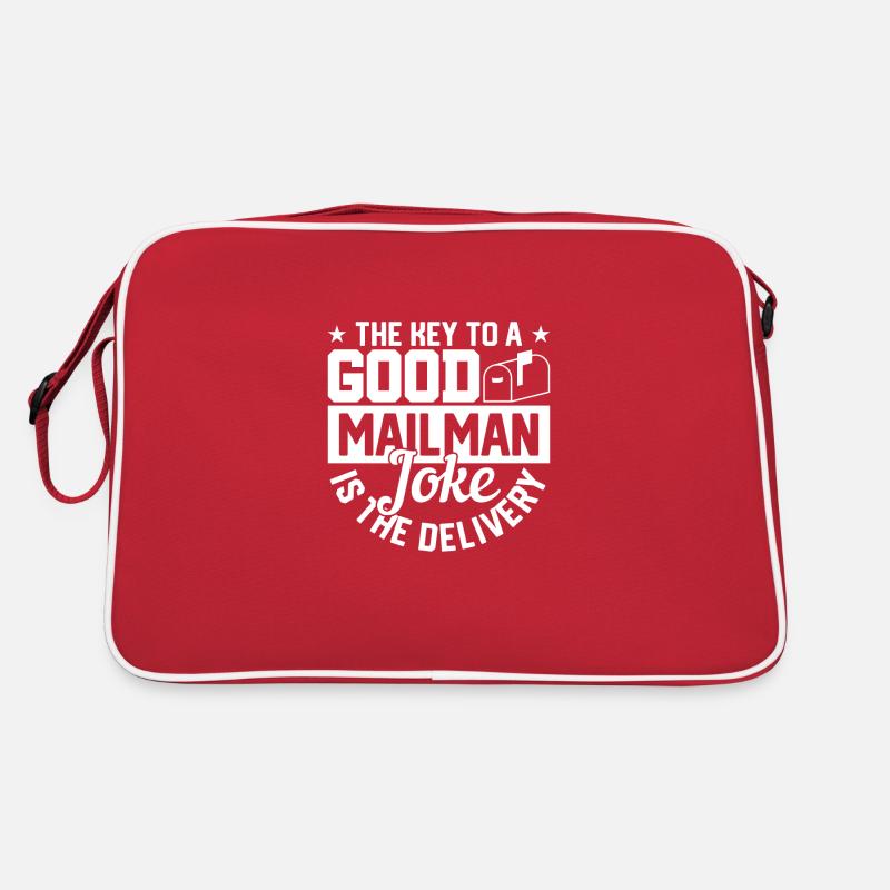 A GOOD MAILMAN JOKE GIFTS FOR POSTMEN, Retro Bag