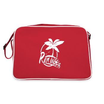 Palm Angeles pull, palm spring, palm beach - Retro Bag - red/white - Back