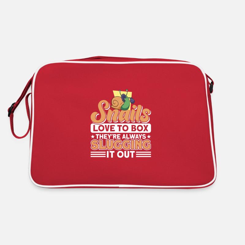 LES ESCARGOTS ADORENT BOXER LES CADEAUX Sac Retro