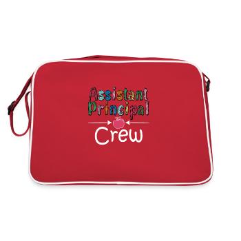 Deputy Headmaster Crew - Retro Bag - red/white - Back