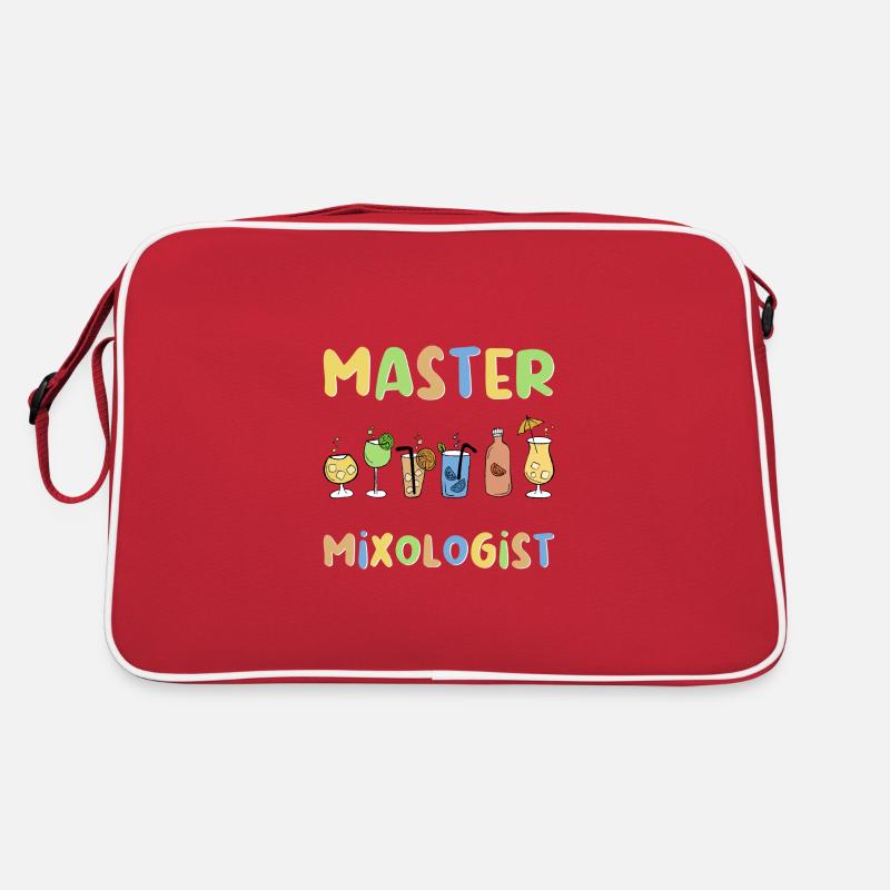 Bartender Bartender Mixer Cocktail Gift Retro Bag