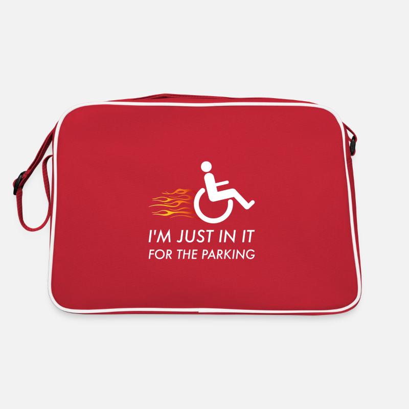 Disabled Wheelchair Disability Handicap Gift Retro Bag