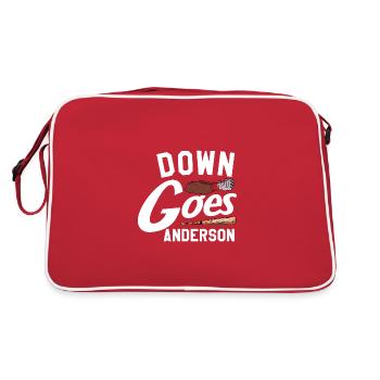 Down Goes Anderson Viral Baseball - Sac Retro - rouge/blanc - Dos