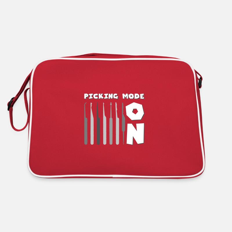 Locksmith locksmith's shop, castles craftsmen Retro Bag