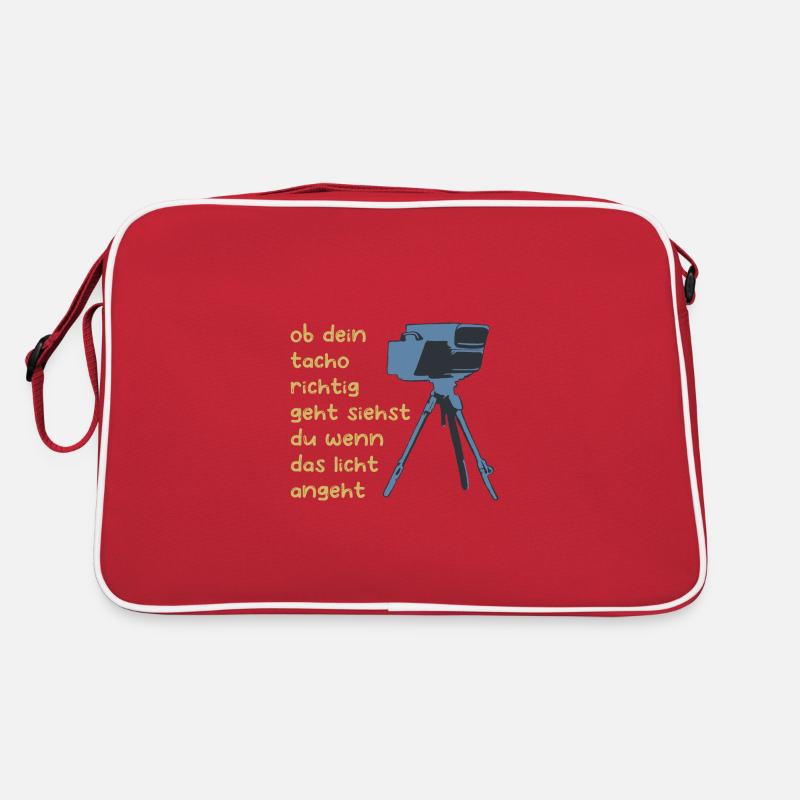 Tacho Tuning Auto Spruch Geschenk Retro Tasche