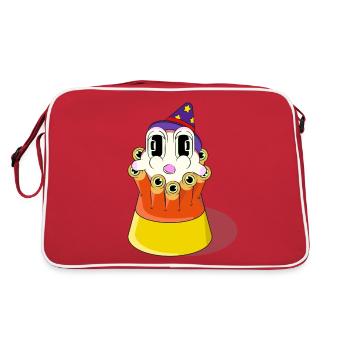 DOUCE NUIT - Sac Retro - rouge/blanc - Dos