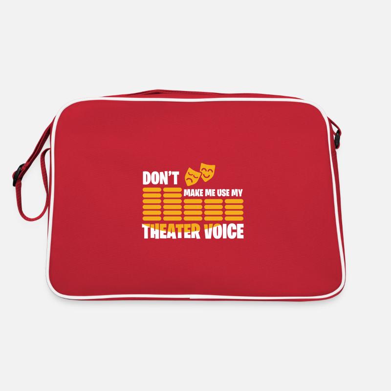 NE ME FAITES PAS UTILISER MES CADEAUX DE VOIX DE THÉÂTRE Sac Retro