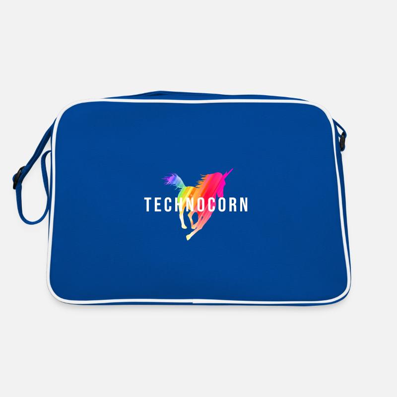 Technocorn Techno Festival Rave Raver Musik DJ EDM Retro Tasche